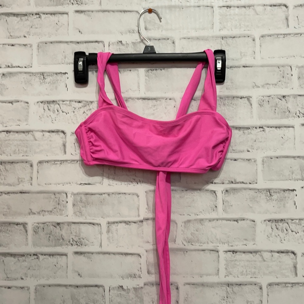 Xhirarion pink swim suit top